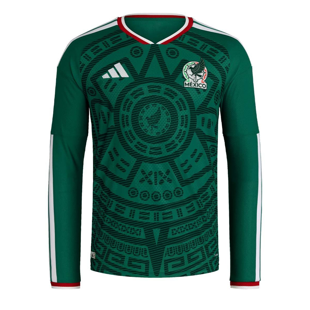 Playera Seleccion Mexicana Mundial 2026 Version Jugador (Manga Larga)