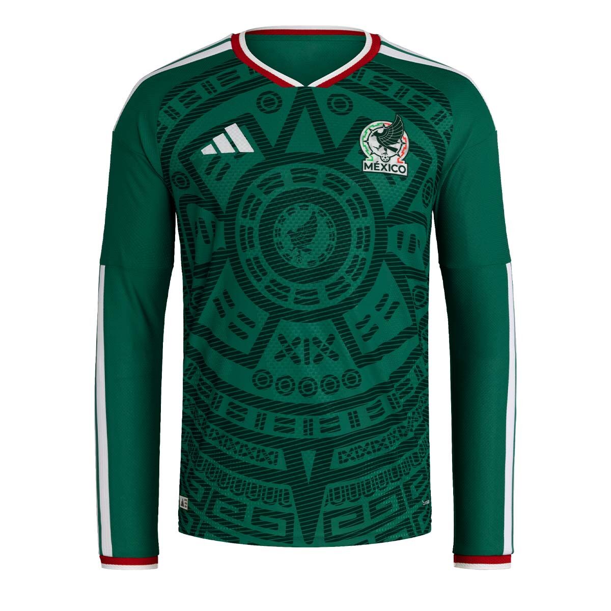 Playera Seleccion Mexicana Mundial 2026 Version Jugador (Manga Larga)