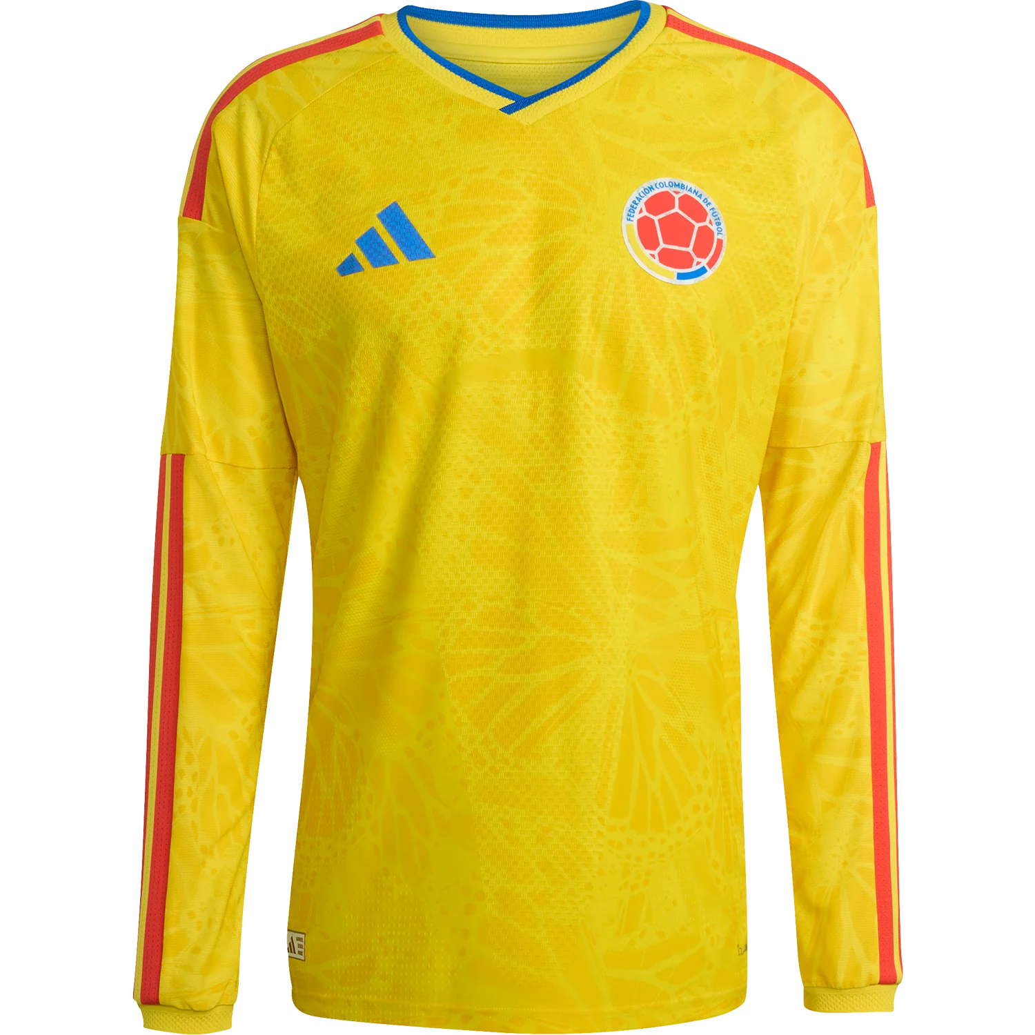 Playera Seleccion Colombia Mundial 2026 Version Jugador (Manga Larga)