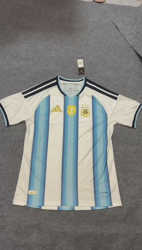 Playera Seleccion Argentina Mundial 2026 Version Jugador (Manga Larga)